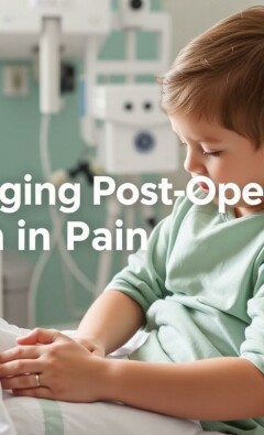 Gestionar el dolor postoperatorio en niños: guía compasiva y práctica para familias y profesionales