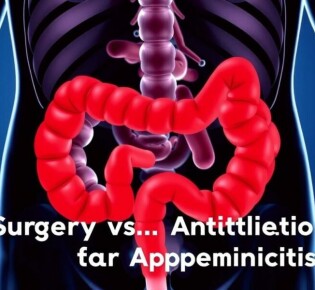 Comparando resultados: cirugía vs. antibióticos para la apendicitis