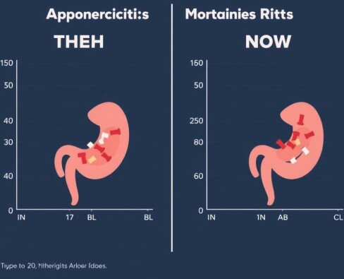 De la oscuridad a la sala de emergencias: tasas de mortalidad por apendicitis, antes y ahora
