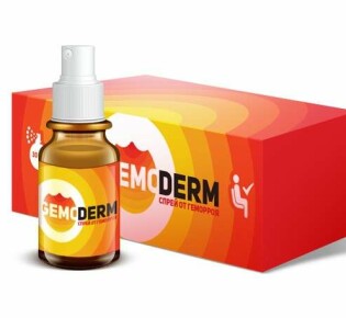 Использование спрея от геморроя Гемодерм