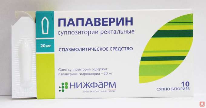 папаверин при геморрое