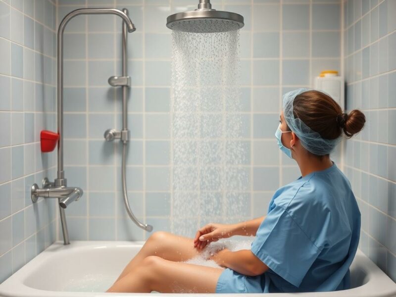  Duschen und Baden nach Appendektomie. Psychologische Aspekte: Hygiene und Wohlbefinden nach der Operation