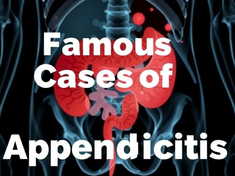 Famous Cases of Appendicitis. Understanding Appendicitis: A Quick Overview