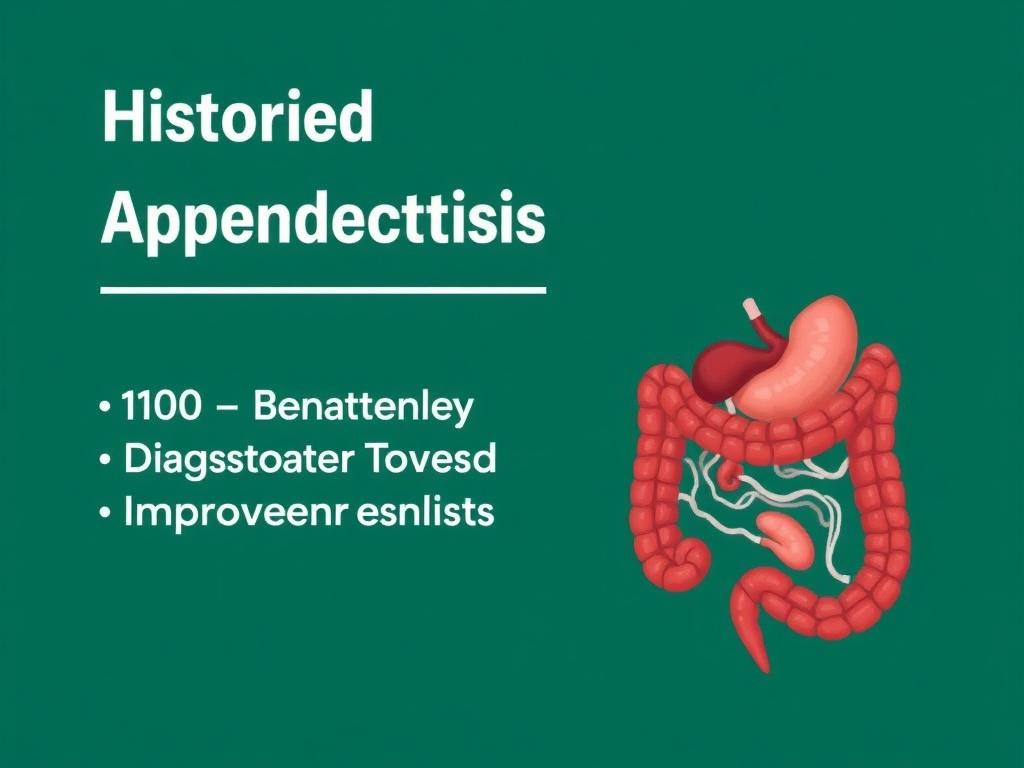  Historical Understanding of Appendicitis. 20th Century: Diagnostic Tools and Surgical Improvements