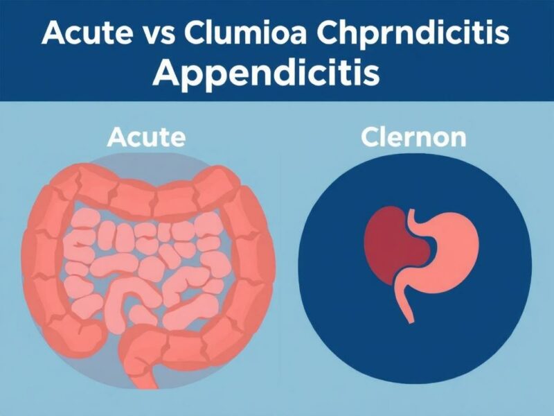  Acute vs. Chronic Appendicitis. Treatment Options: Acute vs. Chronic Appendicitis