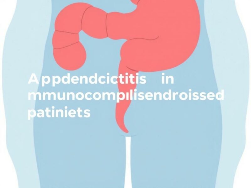  Appendicitis in Immunocompromised Patients. What Can Patients and Caregivers Do?