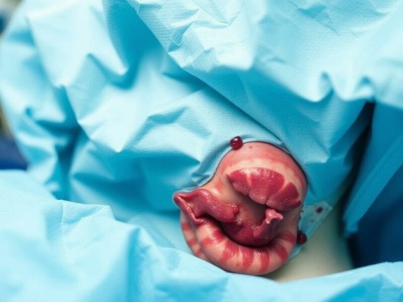  Wundinfektion nach Blinddarmoperation. Langzeitfolgen und Komplikationen einer unbehandelten Wundinfektion