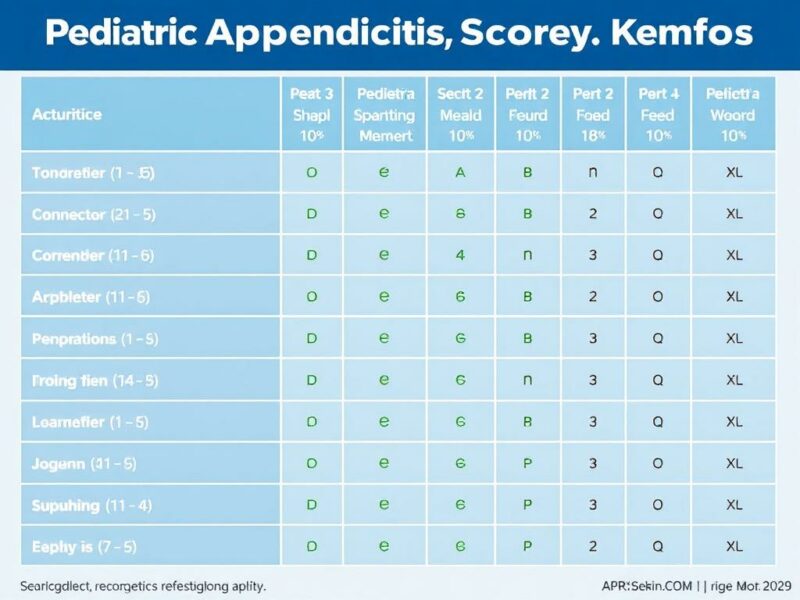  Pediatric Appendicitis Scoring Systems. How Are These Scoring Systems Used in Practice?