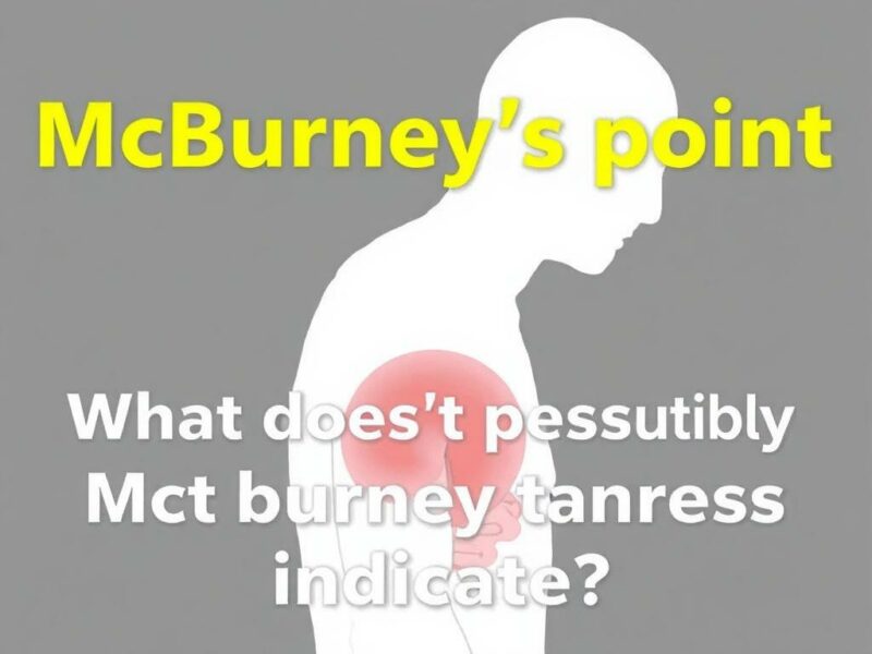  McBurney-Punkt: Was sagt dieser Druckschmerz aus?. Einführung in den McBurney-Punkt