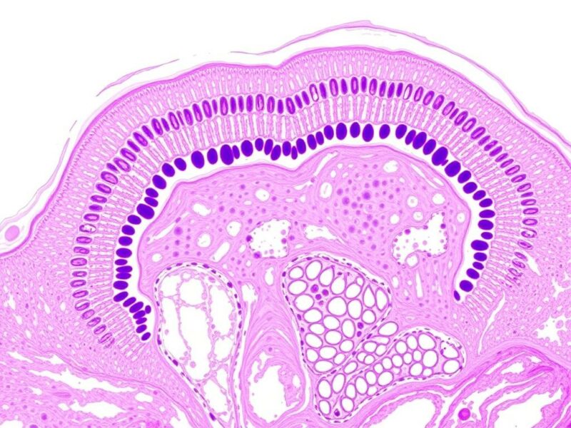 La structure histologique de la paroi appendiculaire.. Técnicas histológicas y coloraciones útiles