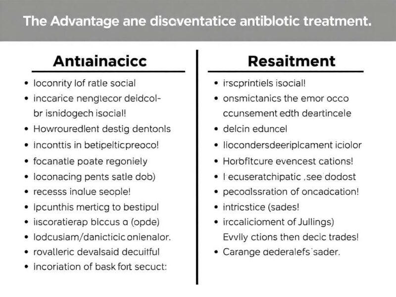 Avantages et inconvénients du traitement antibiotique.. Conclusión