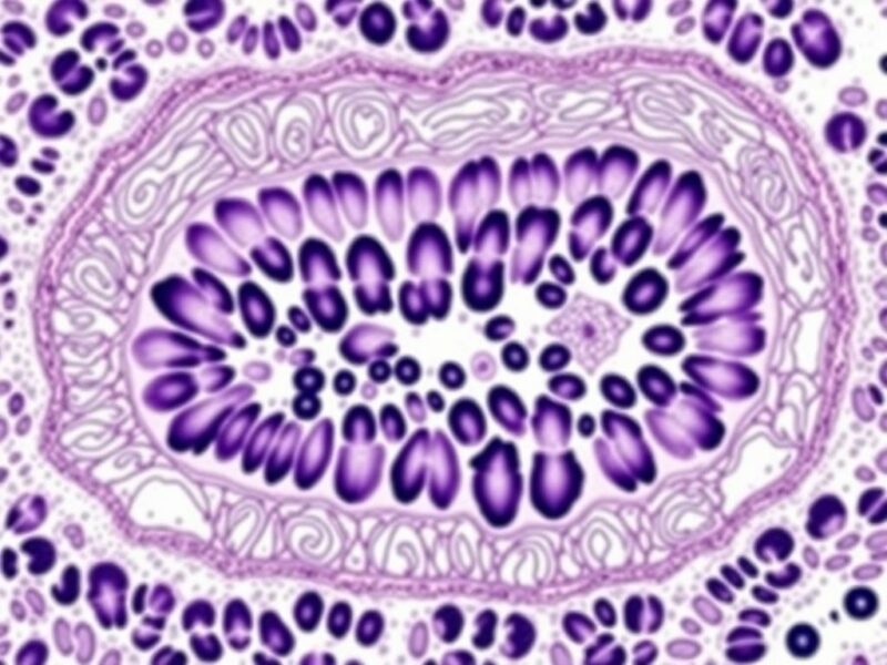 La structure histologique de la paroi appendiculaire.. Tejido linfoide: el sello del apéndice