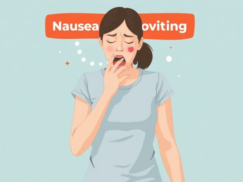 Les nausées et vomissements : symptômes associés fréquents.. Principales causas y sus síntomas asociados