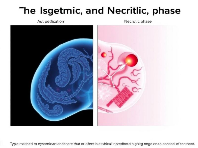 La phase ischémique et nécrotique.. Tipos de necrosis y su relevancia clínica La phase ischémique et nécrotique.. Tipos de necrosis y su relevancia clínica