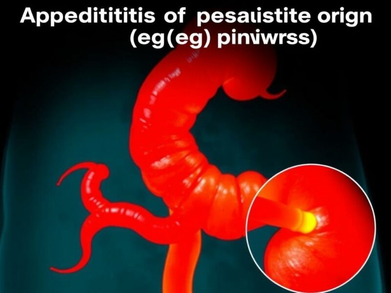 Les appendicites d'origine parasitaires (ex: oxyures).. Conclusión
