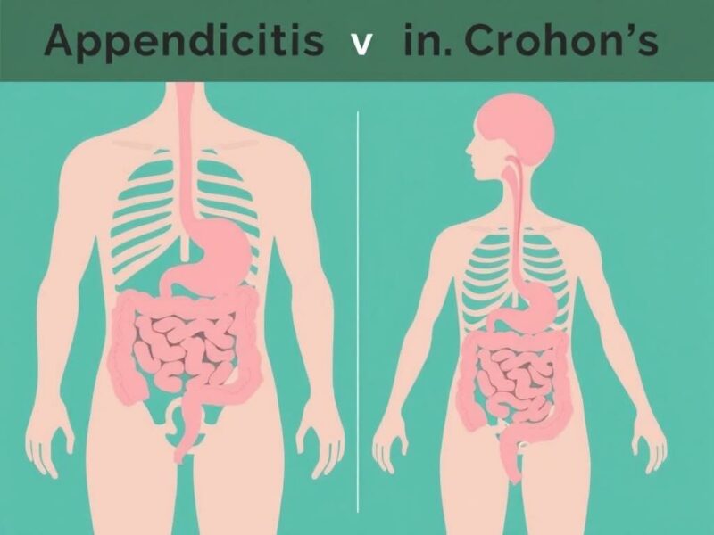 L'appendicite et la maladie de Crohn.. Una mirada rápida: ¿qué es apendicitis y qué es la enfermedad de Crohn?