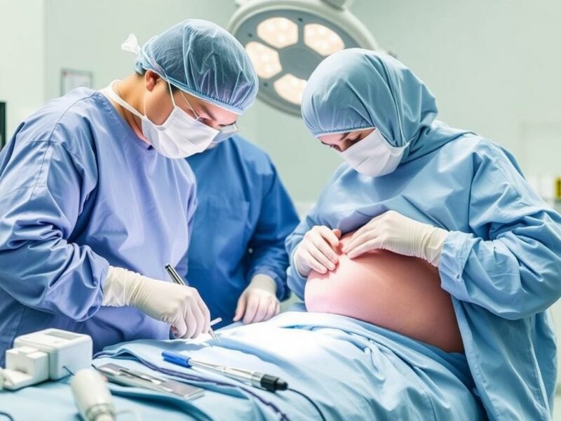 Operationstechniken bei schwangeren Patientinnen. Escenarios clínicos: ejemplos que ilustran decisiones