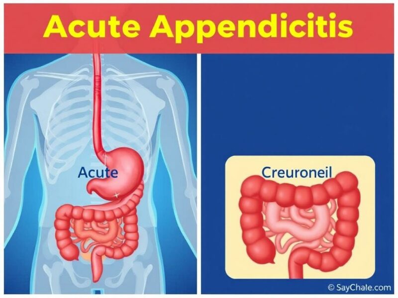 Apendicitis aguda vs. apendicitis crónica.. ¿Qué es el apéndice y por qué se inflama?