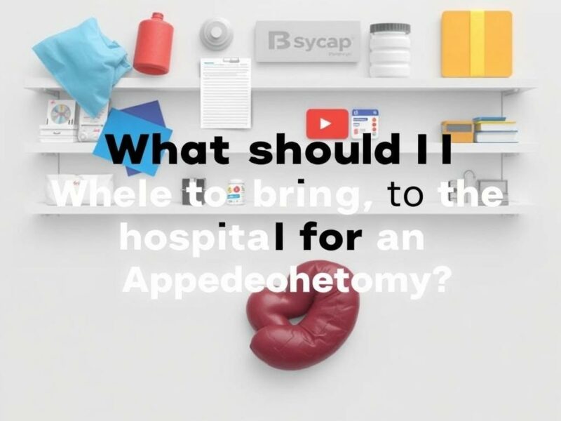 ¿Qué llevar al hospital para una operación de apéndice?. Antes de ir al hospital: preparación y documentos