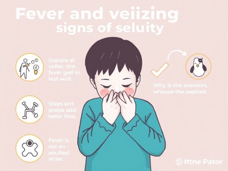 Fieber und Erbrechen: Hinweise auf den Schweregrad. Resumen visual: pasos a seguir ante fiebre y vómitos