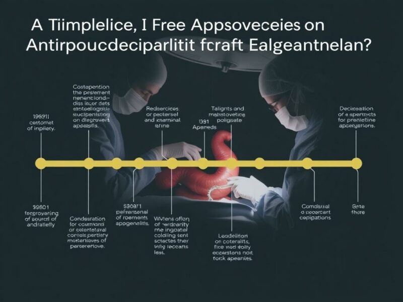 A Timeline of Key Discoveries in Appendicitis Management.. Siglo XIX: la operación que cambió el pronóstico A Timeline of Key Discoveries in Appendicitis Management.. Siglo XIX: la operación que cambió el pronóstico