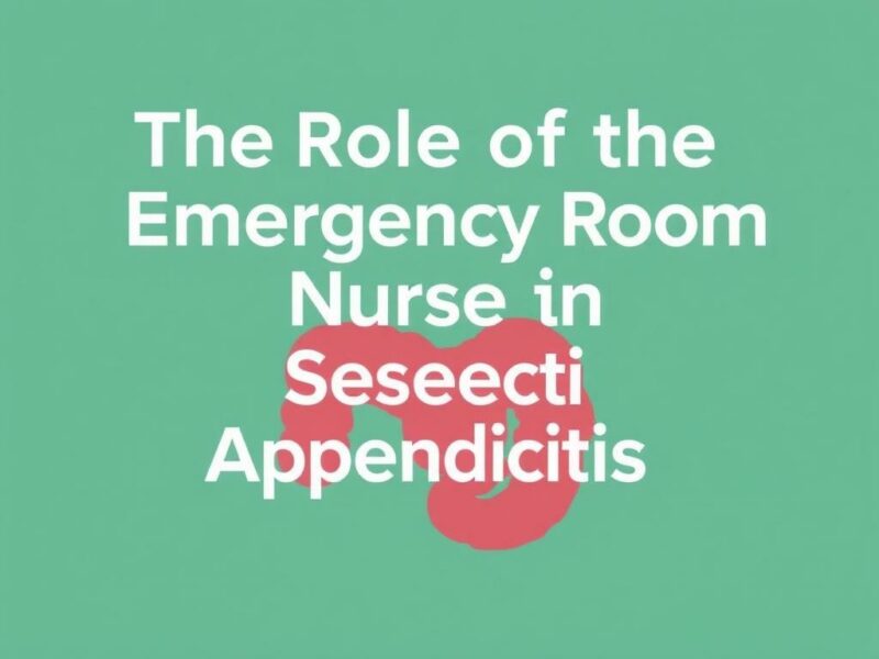 The Role of the Emergency Room Nurse in Suspecting Appendicitis.. Historia clínica dirigida: preguntas que importan The Role of the Emergency Room Nurse in Suspecting Appendicitis.. Historia clínica dirigida: preguntas que importan