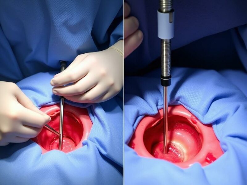 Drainage-Einlage nach Operation bei Perforation. Investigación y avances: hacia drenajes más seguros y menos invasivos