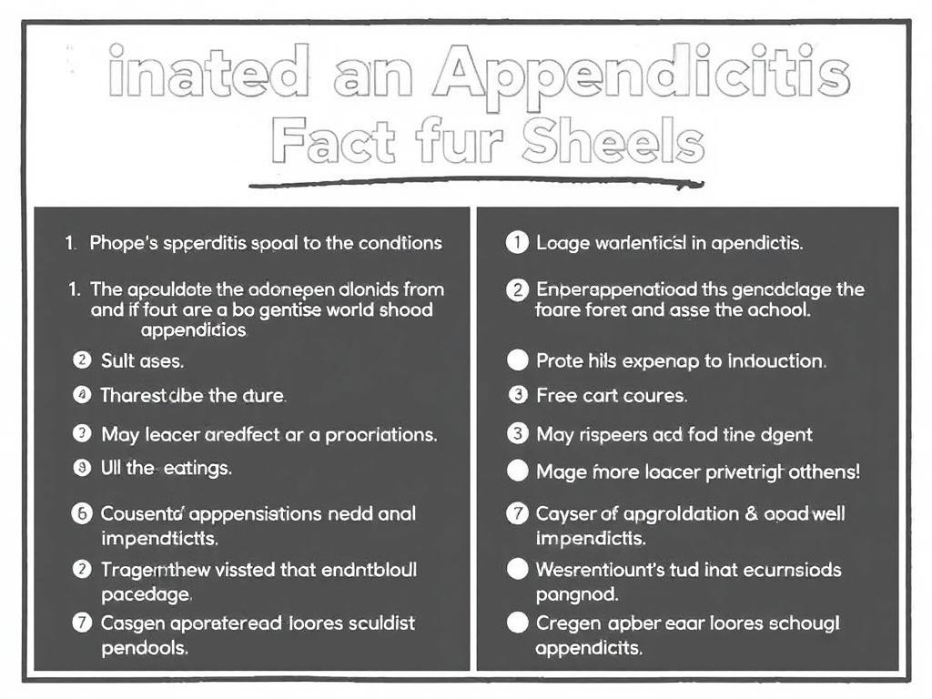 Creating an Appendicitis Fact Sheet for Schools.. Plantilla printable: ficha rápida (versión para pegar en la enfermería) Creating an Appendicitis Fact Sheet for Schools.. Plantilla printable: ficha rápida (versión para pegar en la enfermería)