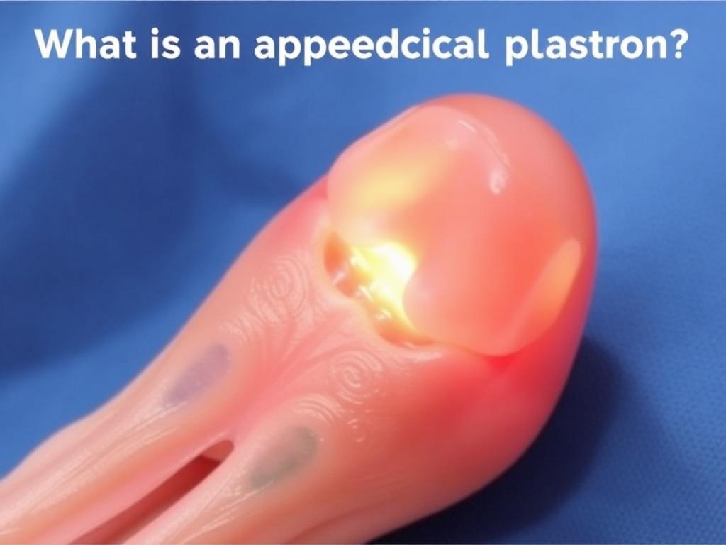¿Qué es un plastrón apendicular? Tratamiento no quirúrgico inicial.. Presentación clínica: qué buscar en la exploración
