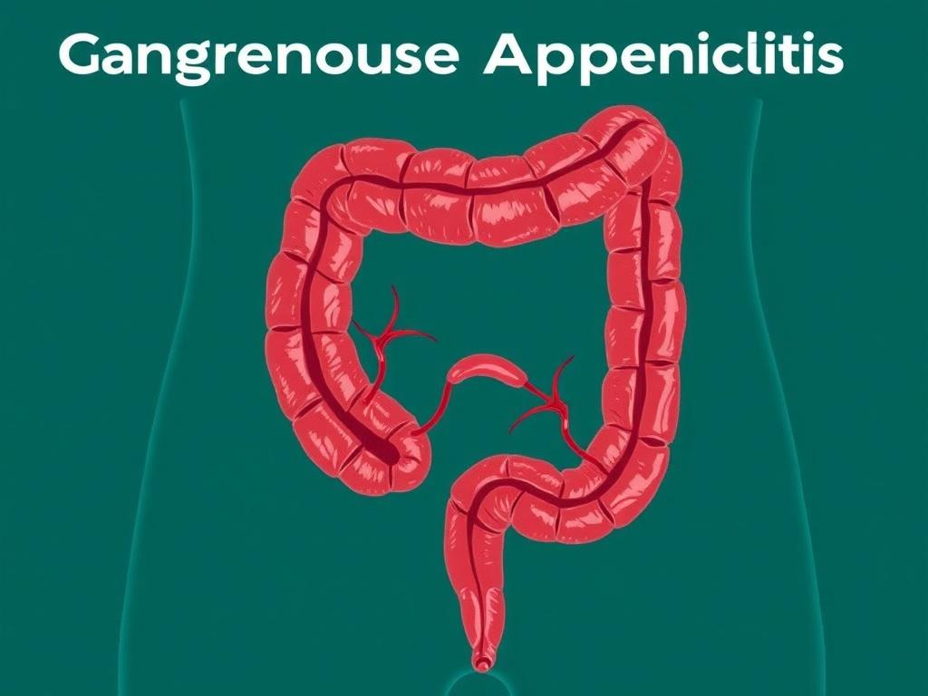 Apendicitis gangrenosa: riesgos y manejo.. ¿Qué es la apendicitis gangrenosa? — una imagen clara y accesible