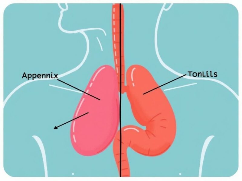 La différence entre appendice et amygdales.. Consejos prácticos: manejo y prevención