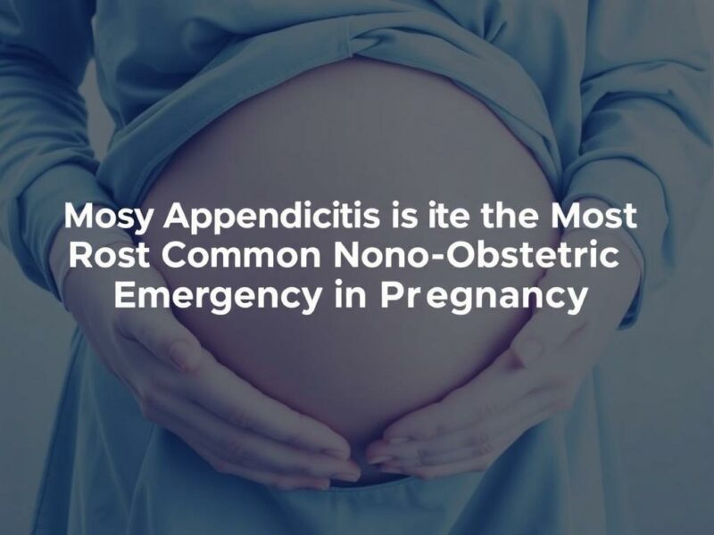 Why Appendicitis is the Most Common Non-Obstetric Surgical Emergency in Pregnancy.. Investigación y áreas de incertidumbre