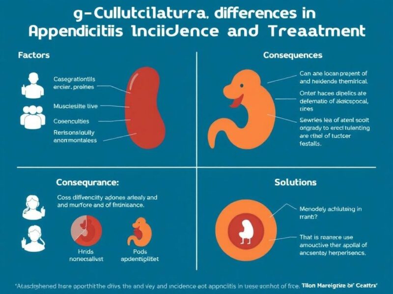 Cross-Cultural Differences in Appendicitis Incidence and Treatment.. Resumen visual: factores, consecuencias y soluciones Cross-Cultural Differences in Appendicitis Incidence and Treatment.. Resumen visual: factores, consecuencias y soluciones