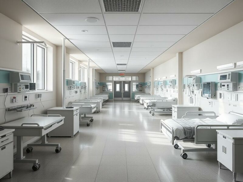 Die Ausstattung von Krankenhäusern und ihr Einfluss auf die Behandlung. La infraestructura: espacios que curan