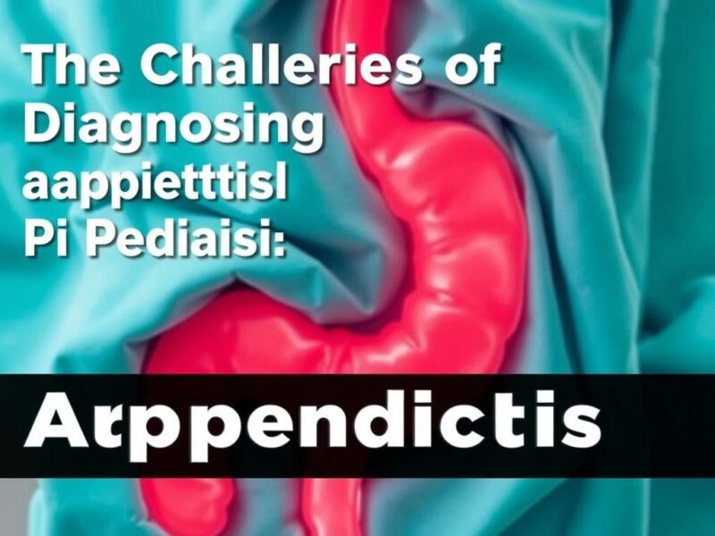 The Challenges of Diagnosing Appendicitis in Pediatric Patients.. Consideraciones especiales que pueden enmascarar la apendicitis The Challenges of Diagnosing Appendicitis in Pediatric Patients.. Consideraciones especiales que pueden enmascarar la apendicitis