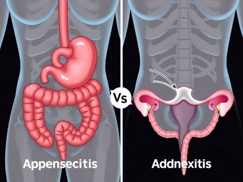 Appendizitis vs. Adnexitis (Eierstockentzündung). Breve anatomía y cómo cada condición comienza Appendizitis vs. Adnexitis (Eierstockentzündung). Breve anatomía y cómo cada condición comienza