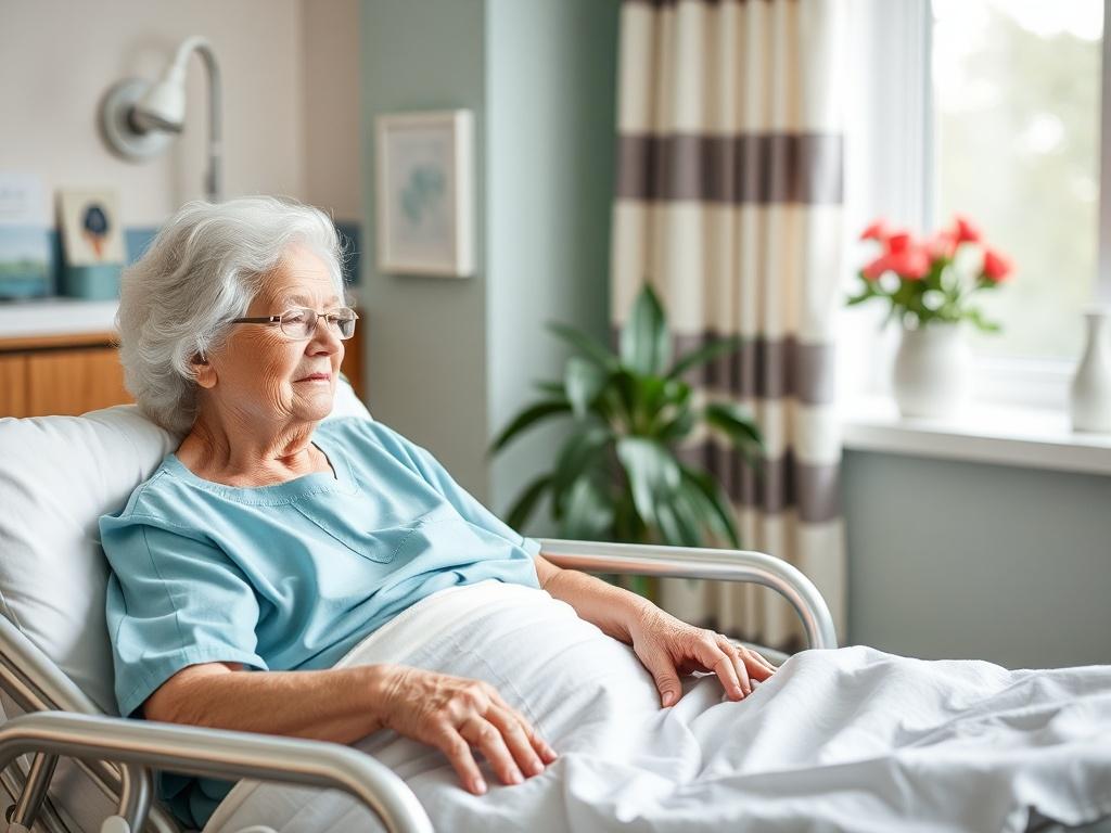 a nursing home for elderly peopleфото